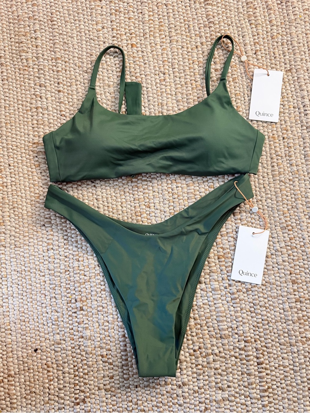 Quince — Bikini set, medium, palm